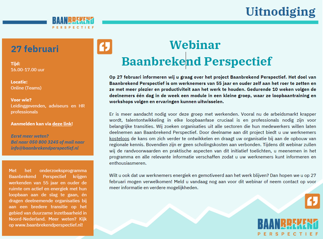 Werken aan duurzame inzetbaarheid!? -Baanbrekend Perspectief webinar 27 februari